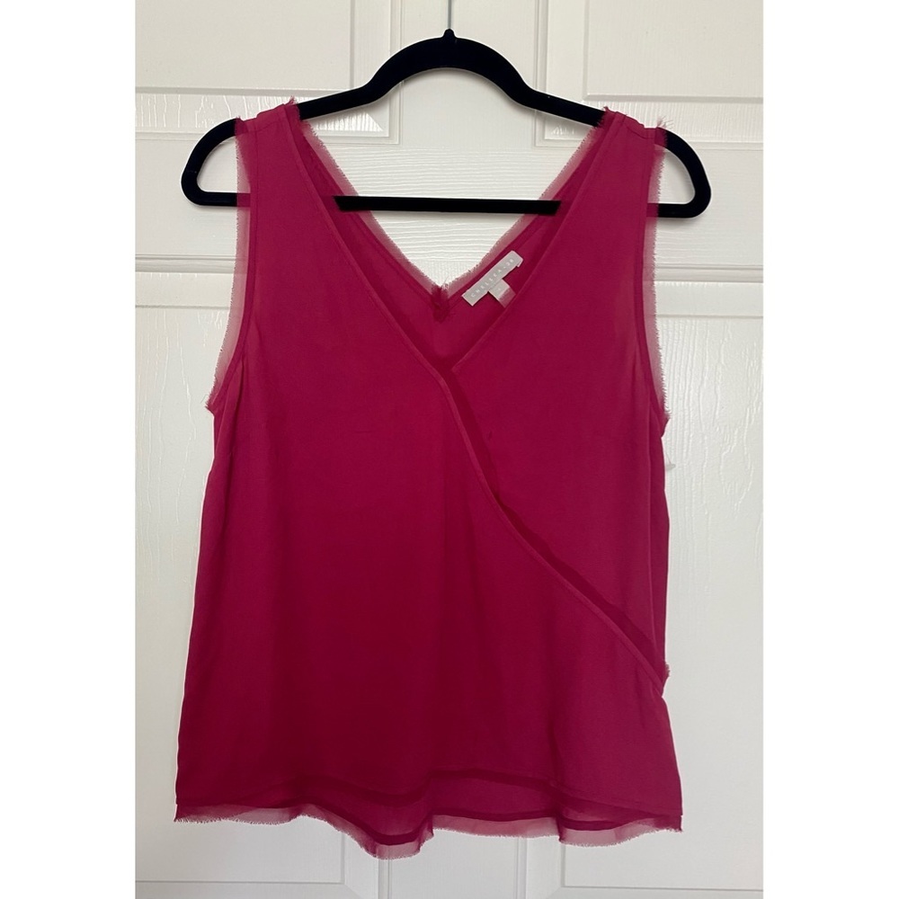 Chelsea 28 Hot Pink Fringe Blouse